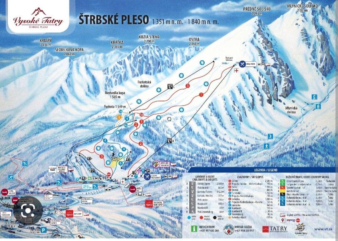 Apartment Tatry Hiking & Wellness Vel'ka Lomnica Luaran gambar